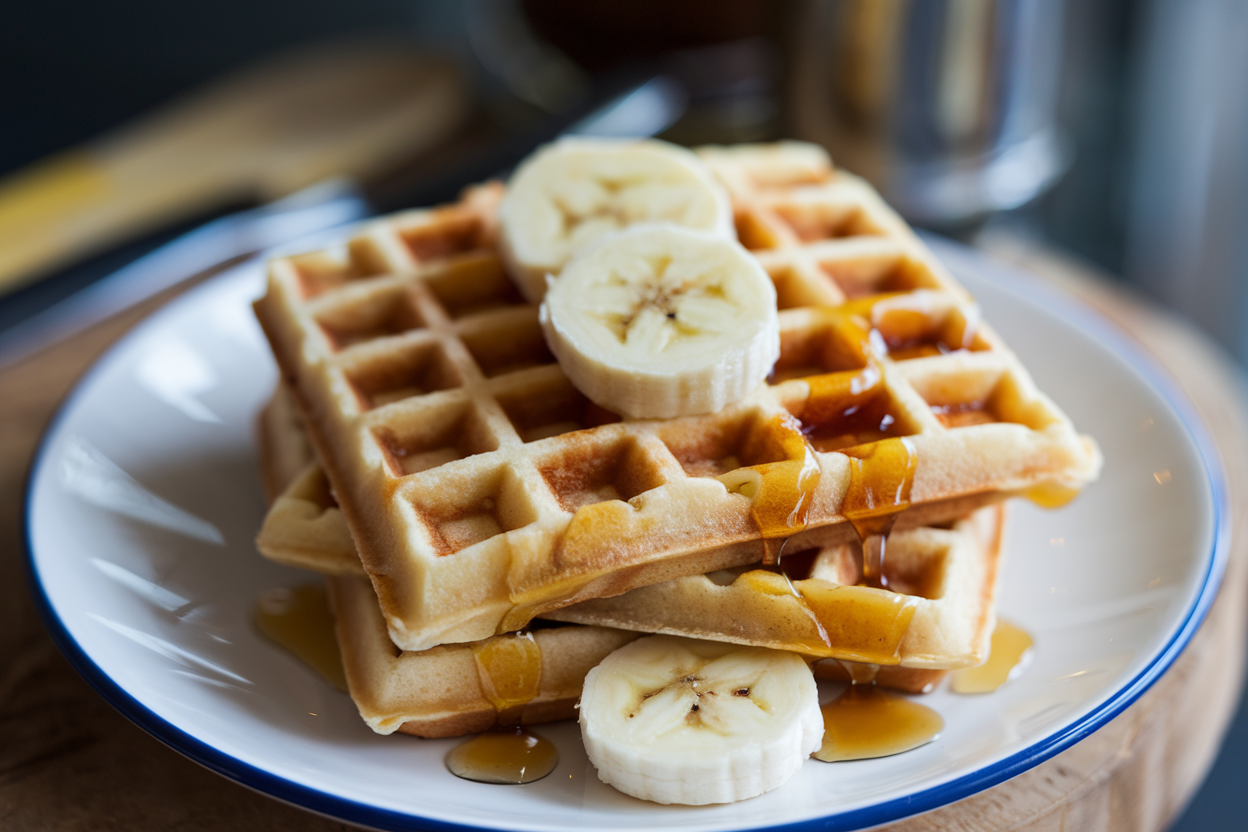 banana waffles