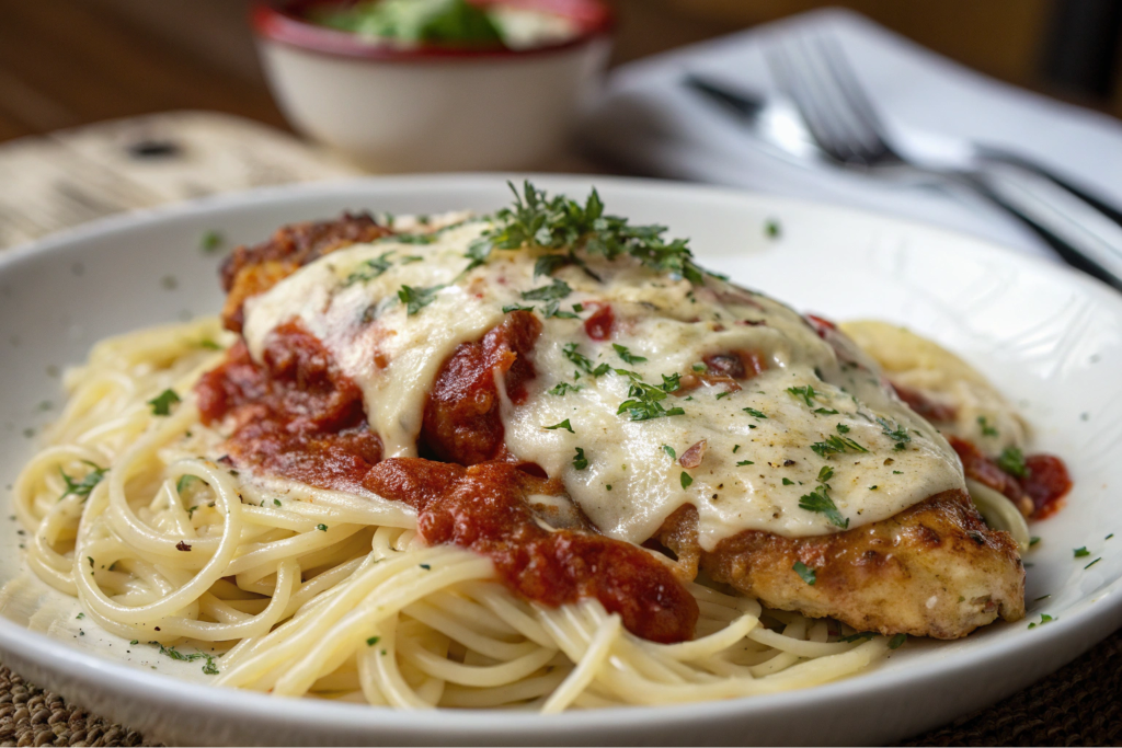 chicken parmesan alfredo