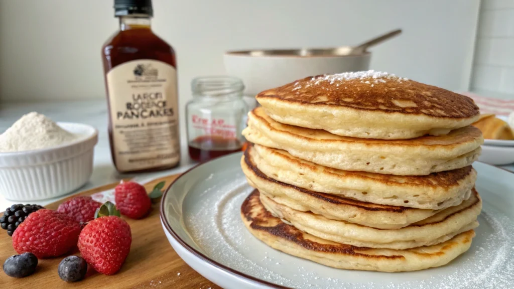 Delicious baked goods made with pancake mix and baking mix